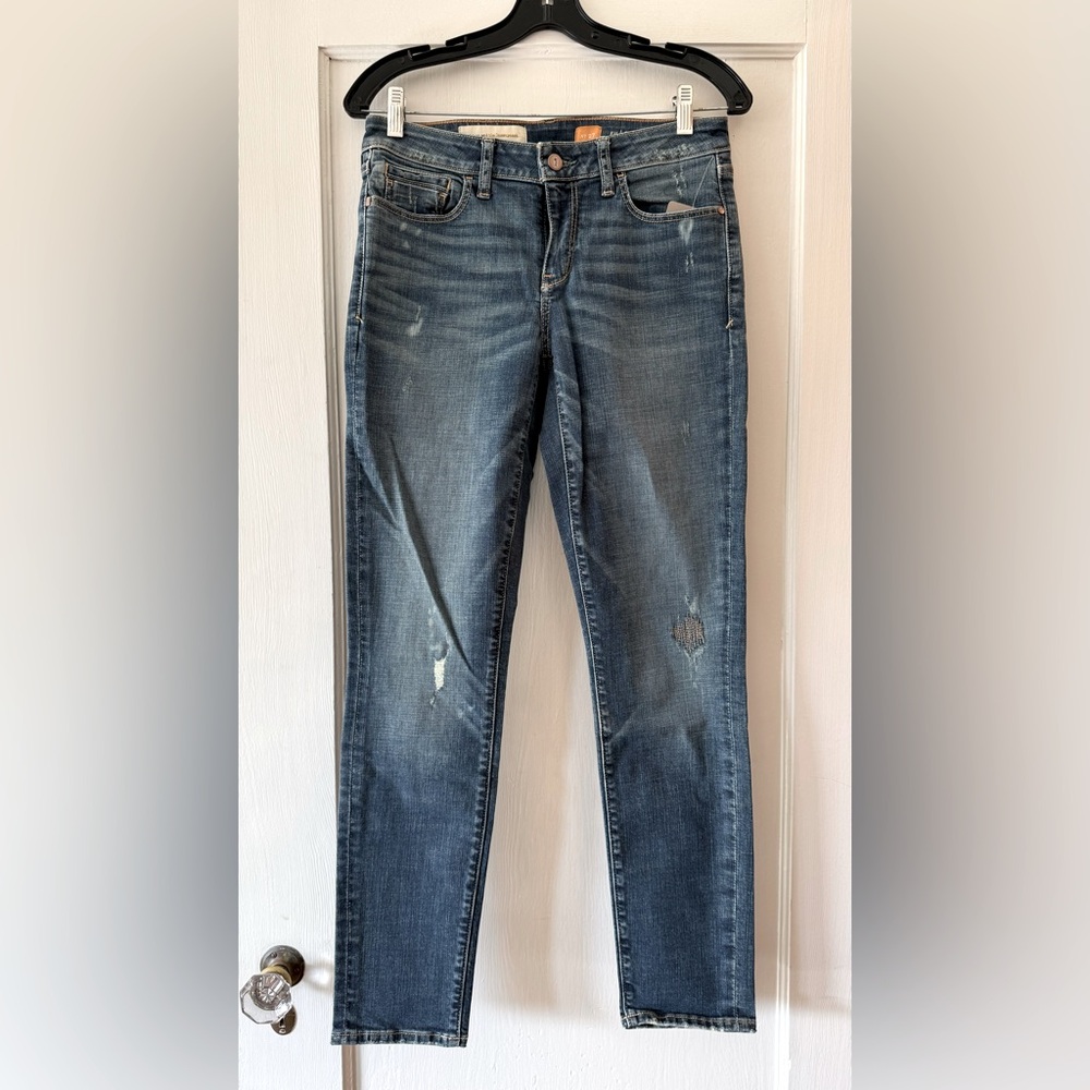 Anthropologie | Pilcro Stet Slim Ankle Jeans Medium Wash Size 27